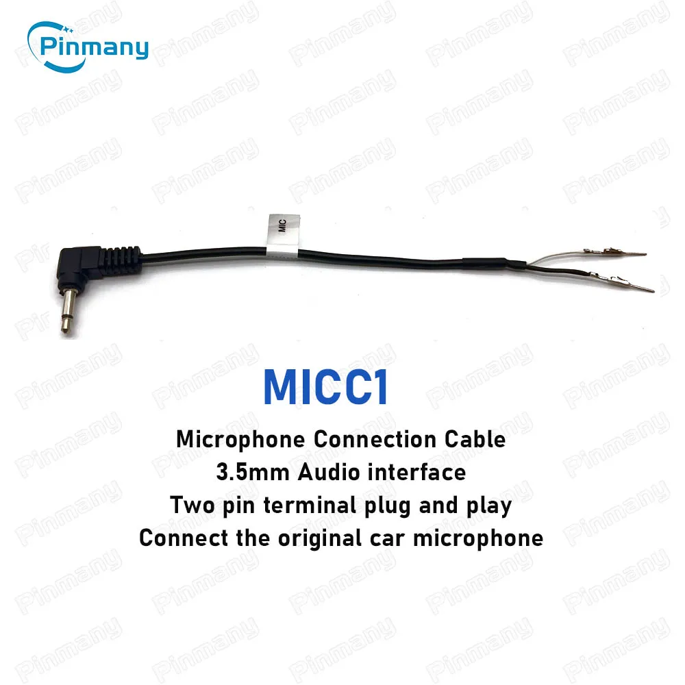 

Автомобильный радиопереходник для микрофона MICC1 и головной блок, разъем жгута проводов MIC для Hyundai, KIA, для Opel
