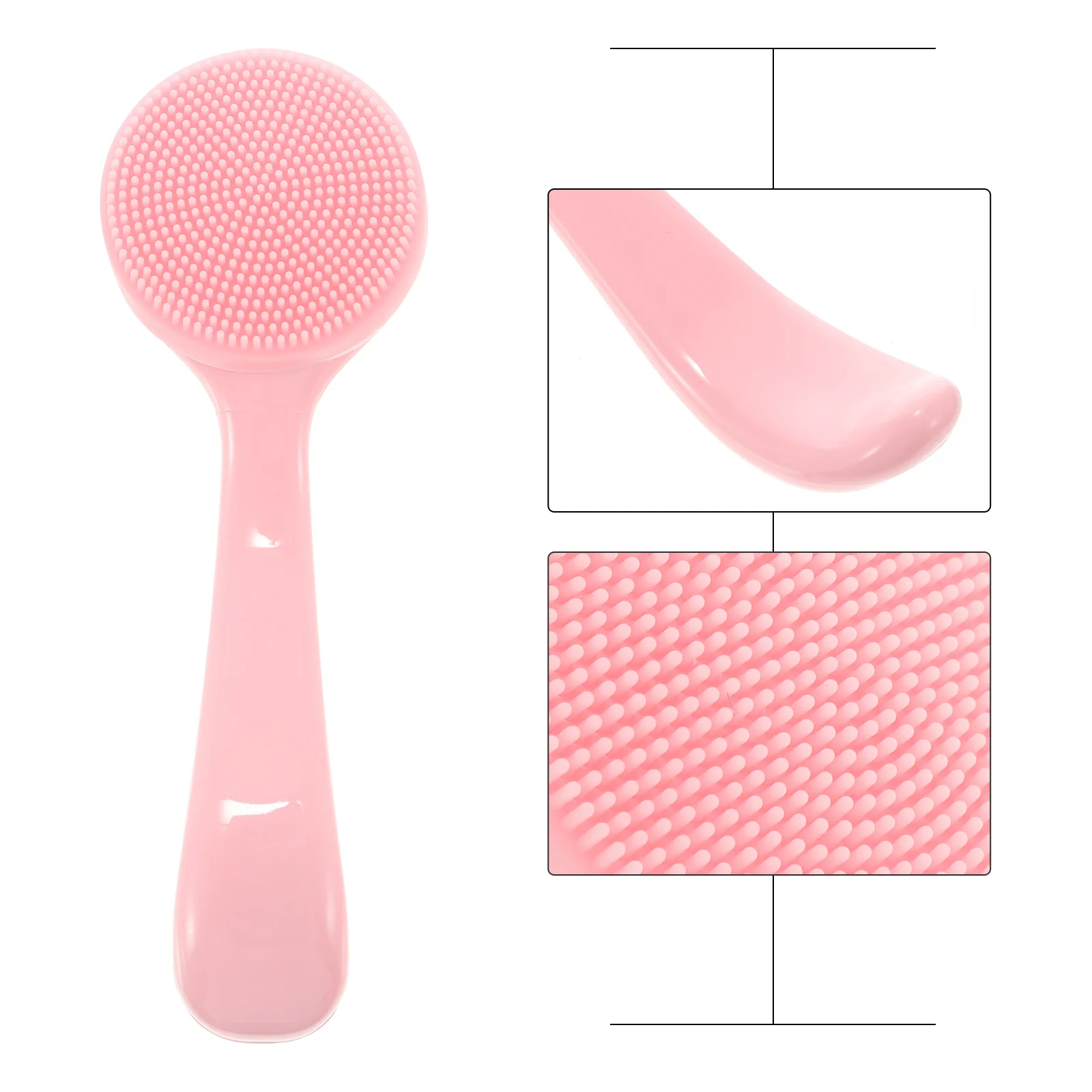 

3 Manual Cleaning Brush for, Silicone Exfoliating Scrubber for, Skin Cleaning Tool for ( )