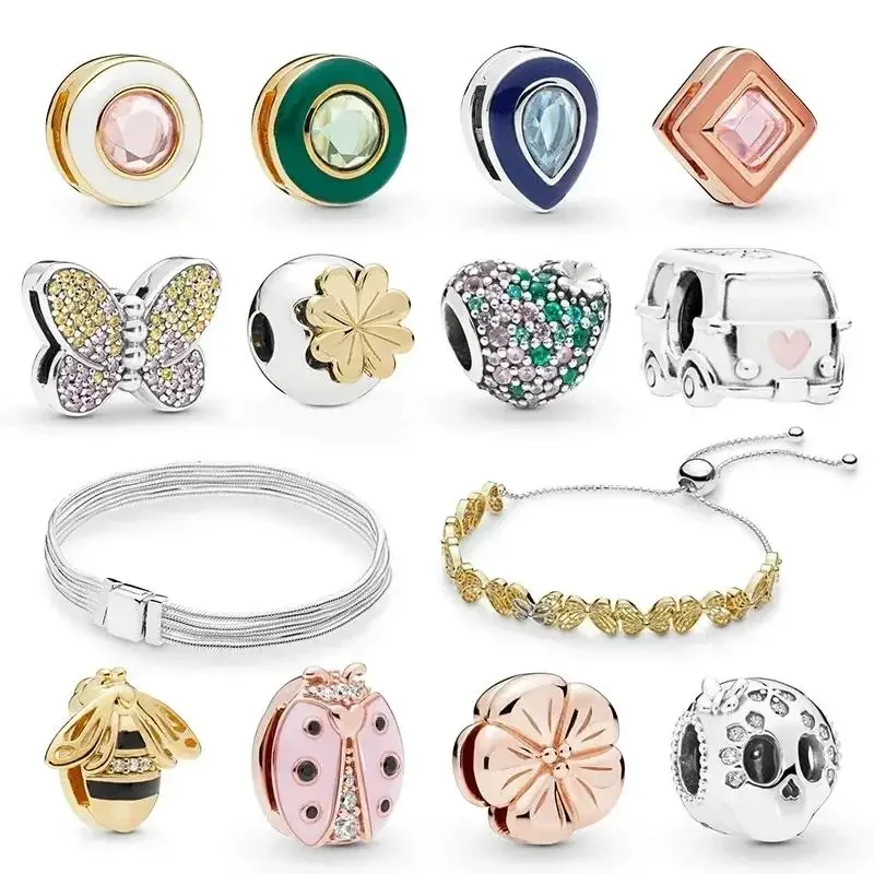 Весенние новые модные высококачественные бусины в виде божьей коровки