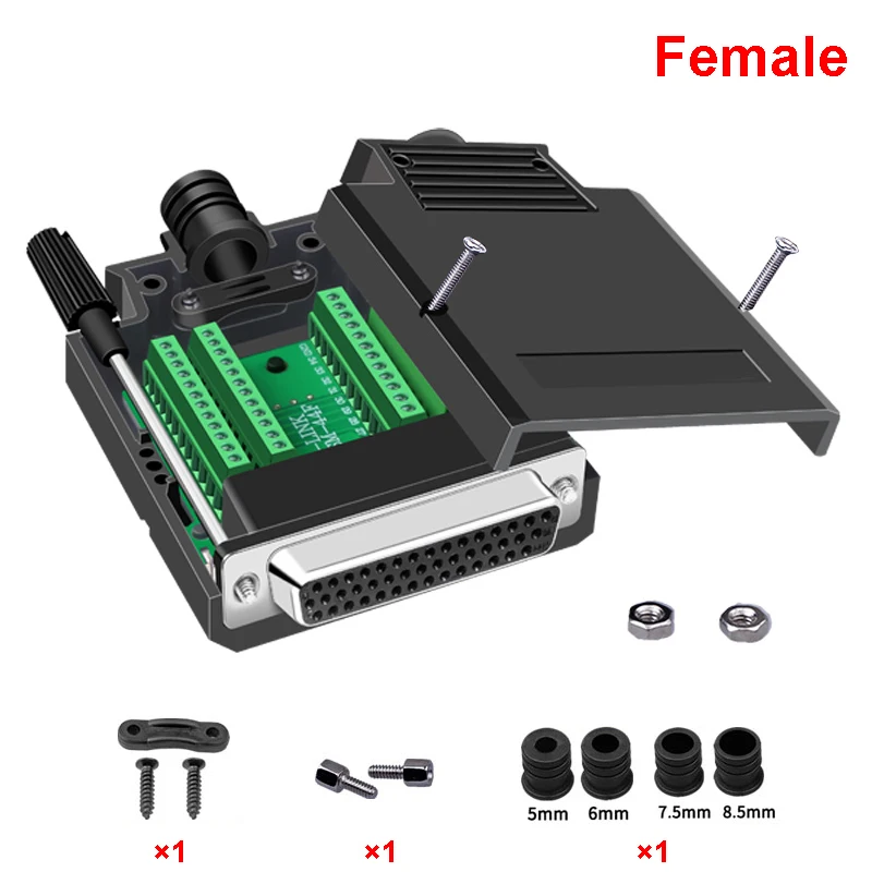 

JCD Промышленный паяльный соединитель HDB44 3 ряда