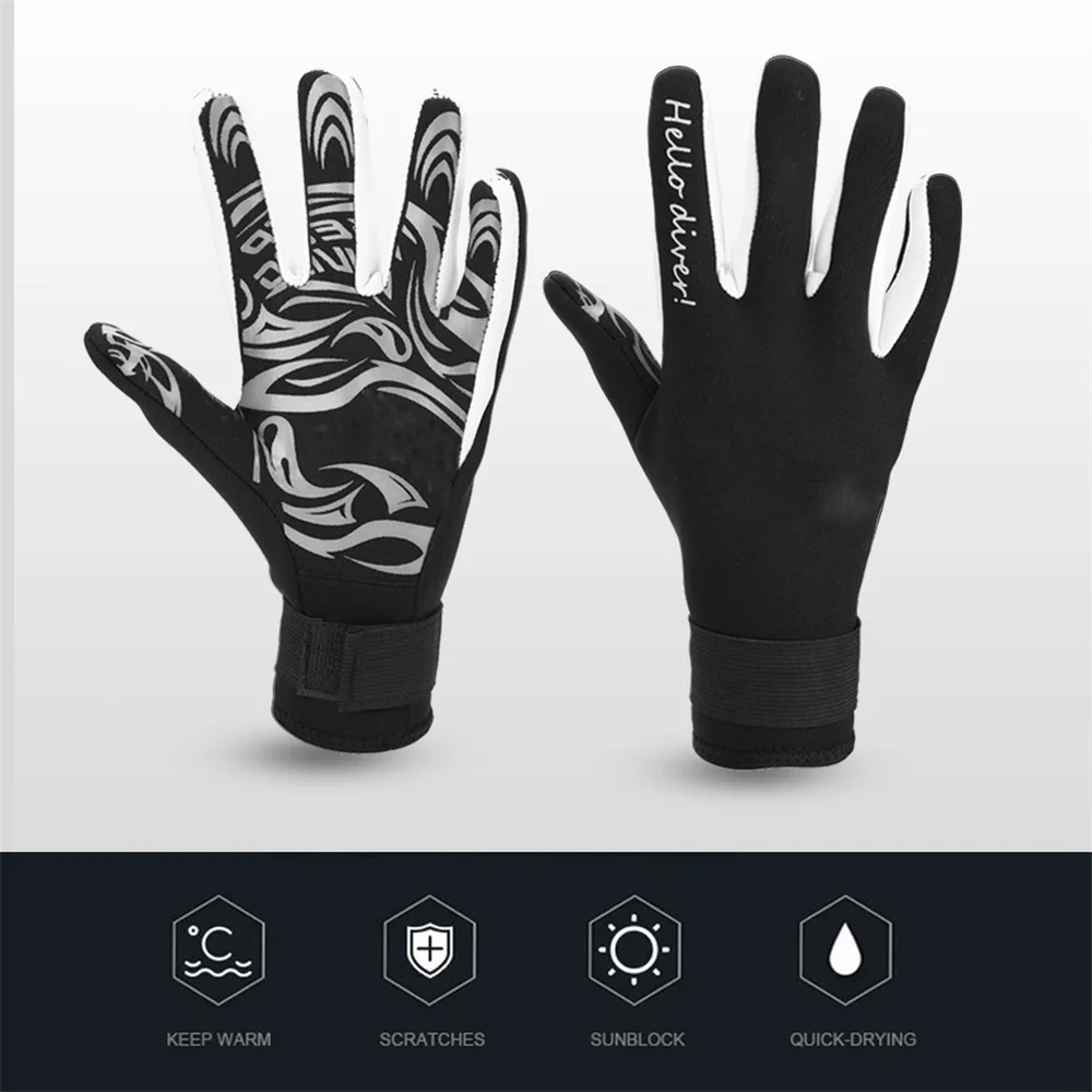 

2MM Warm Neoprene Gloves Swimming Scuba Snorkeling Gloves Equipment Surfing Keep Diving Adult Neoprene Gloves