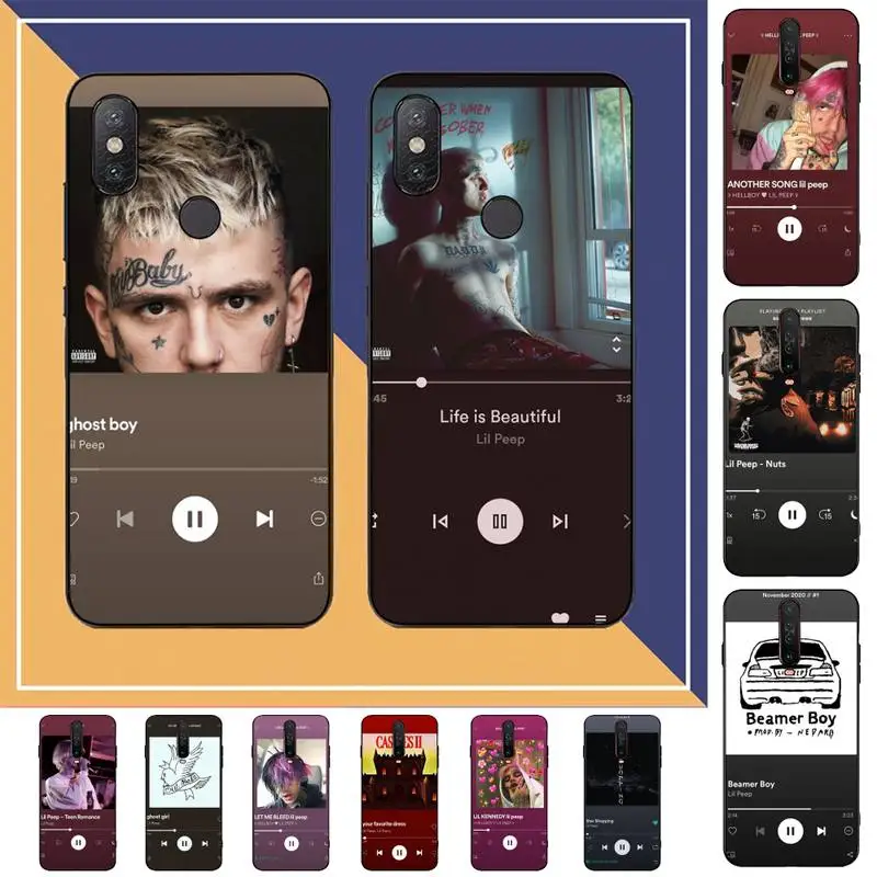 

Lil Peep Hellboy Love album Phone Case for Redmi Note 8 7 9 4 6 pro max T X 5A 3 10 lite pro