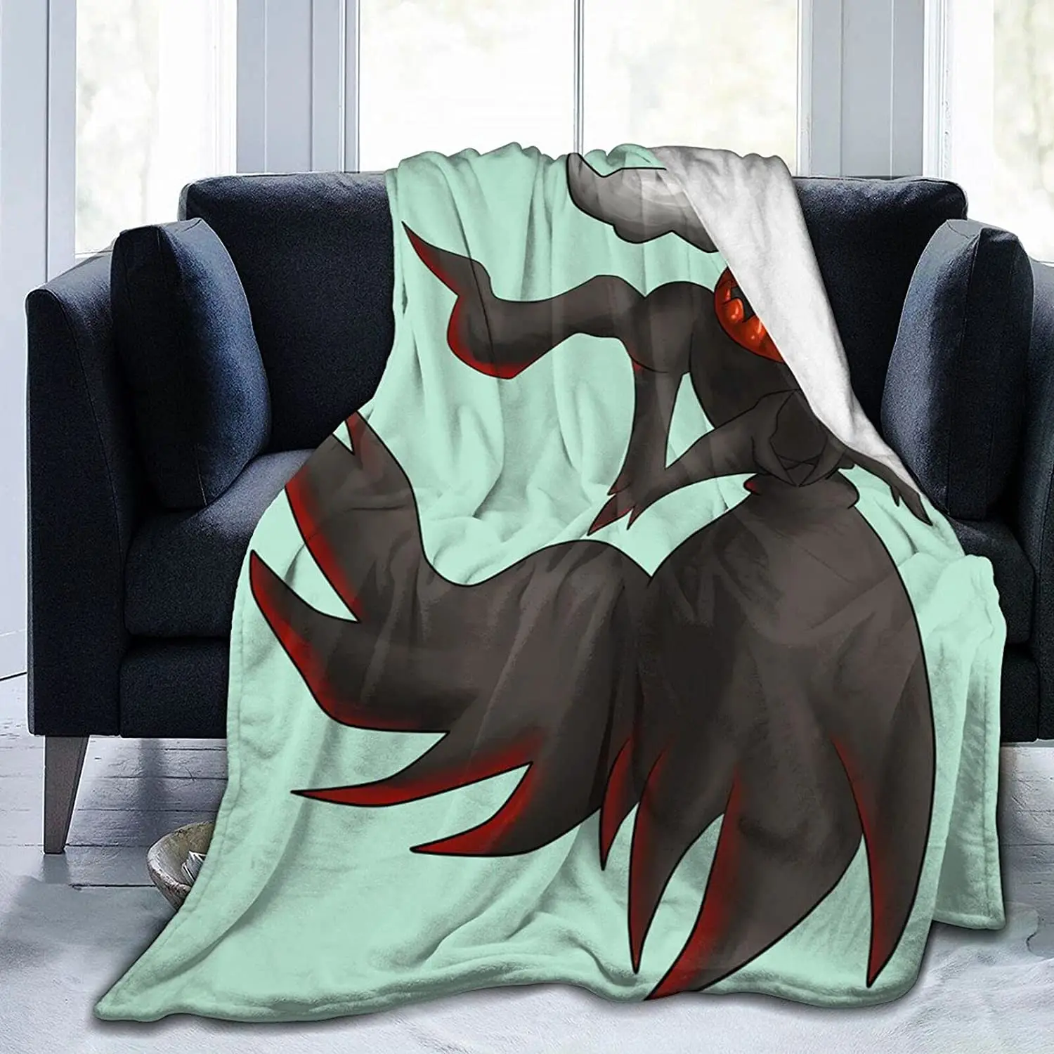 

Darkrai Fluffy Soft and Comfortable Blanket, Anime Warm Embrace of Sympathy