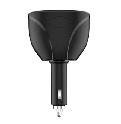 

Автомобильное зарядное устройство с двумя USB-портами, автомобильное зарядное устройство для быстрой зарядки, автомобильный прикуриватель, ...