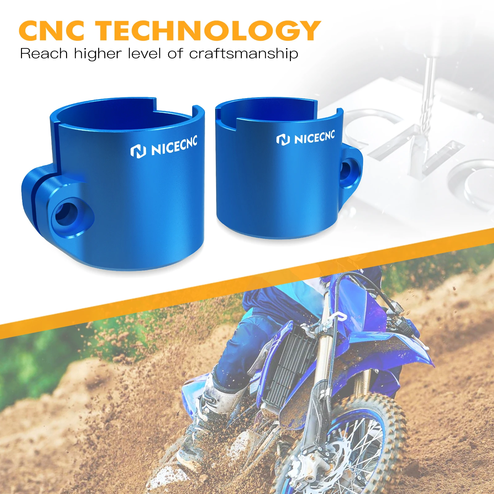 Защита башмака для Yamaha YZ85 YZ 85 2002-2018 Нижняя передняя вилка защитная крышка NICECNC