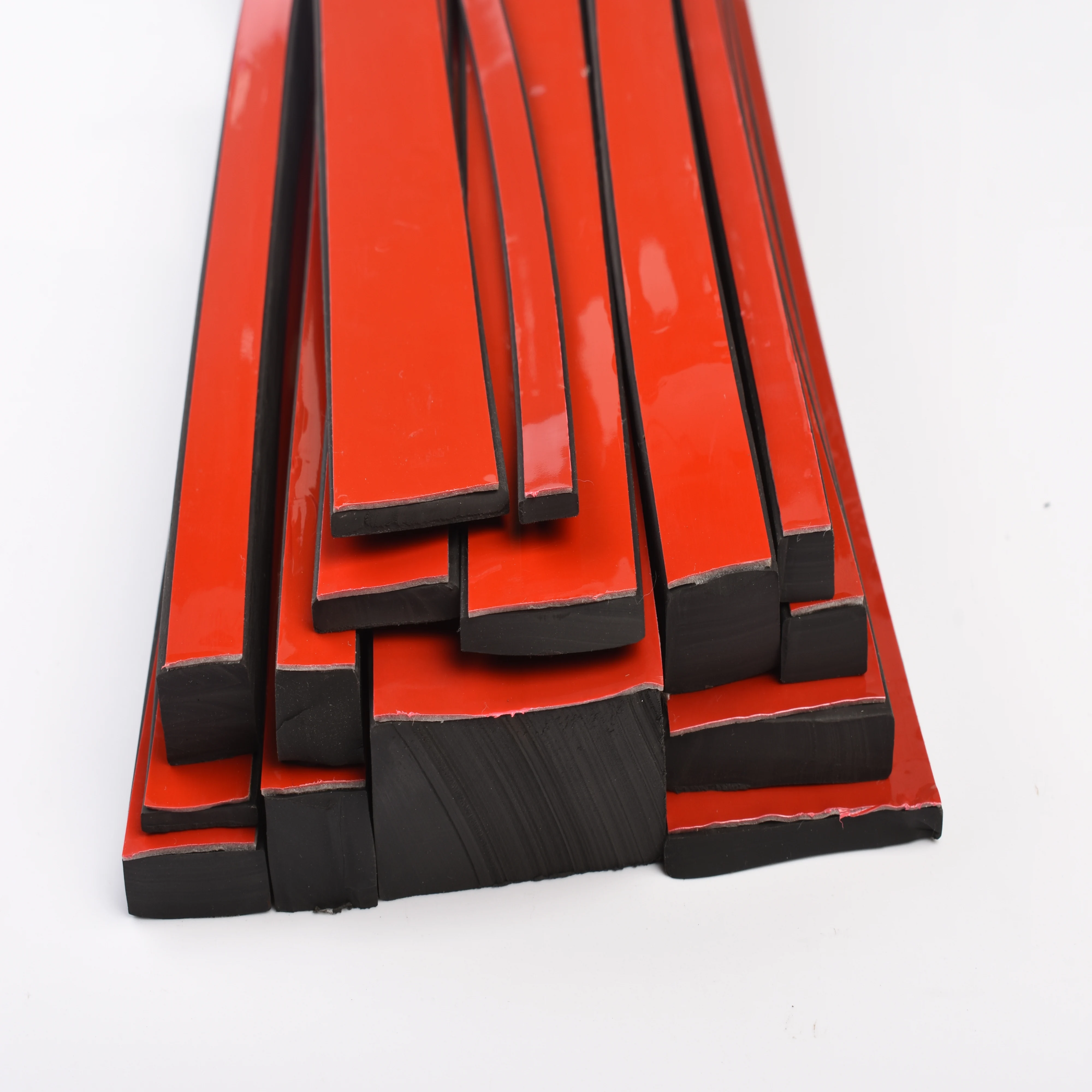 

3mm Gum backing solid autohesion Rubber strip Flat strip Glass rectangle Rubber Shock absorbing black mechanical square