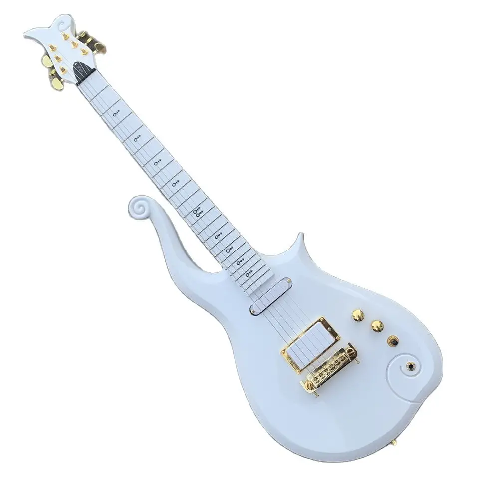 

Diamond Series Prince Cloud Electric Guitar Alder Body, Maple Neck, Love Symbol Inlay, Wrap Arround Tailpiece