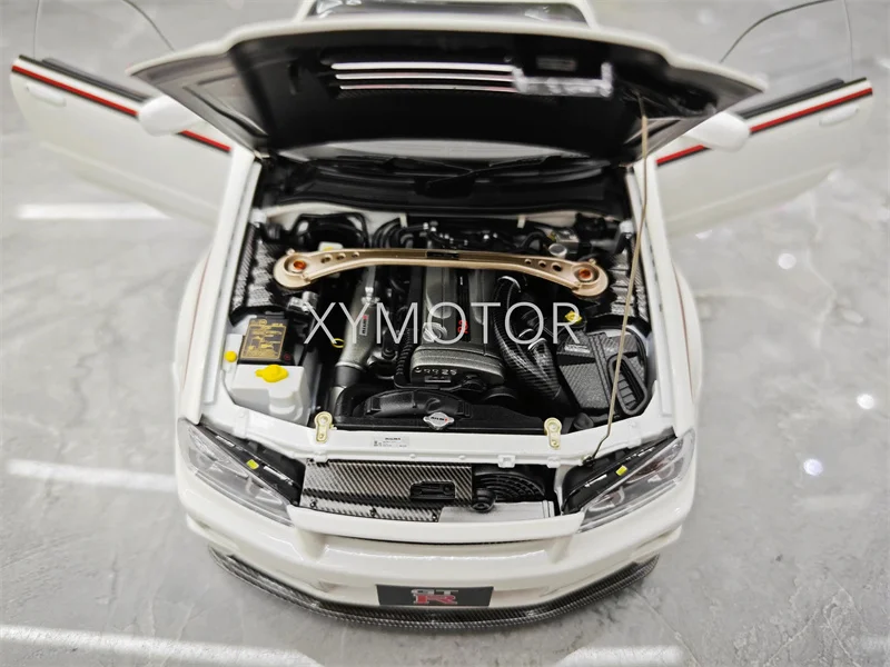 Motorhelix 1/18 для Nissan Skyline GT-R R34 NISMO индивидуальная металлическая литая под давлением