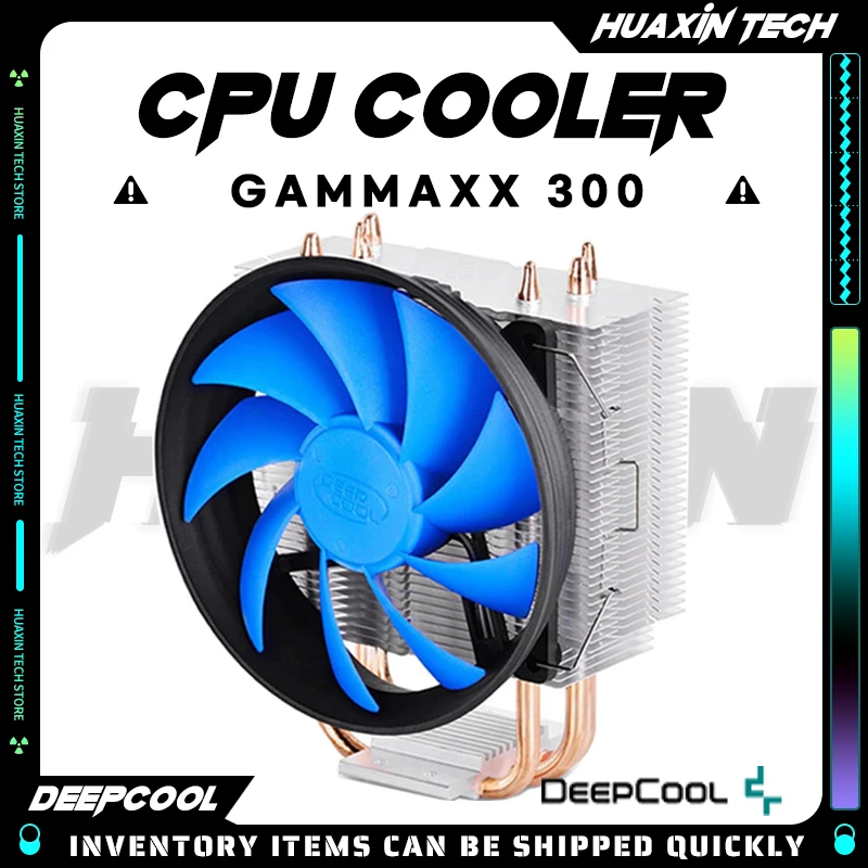 

Радиатор для процессора DEEPCOOL GAMMAXX 300, 3 тепловые трубки, 12 см, ШИМ, бесшумный вентилятор, нижнее прямое сенсорное охлаждение, подходит для Intel ...