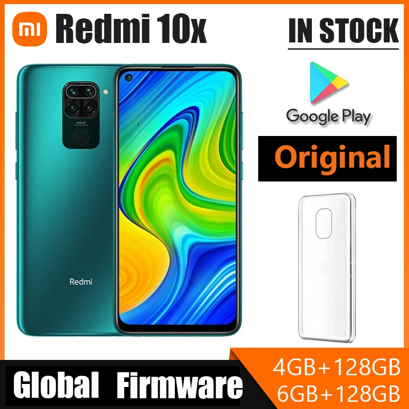 Xiaomi Redmi 10X Cellphone Rear Camera 6.53-Inch Full Screen Smartphone 5020mAh Large Battery  Smart Phone (Random color)