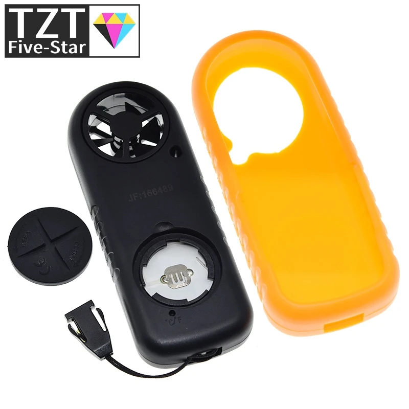 Цифровой анемометр 0-30 м/с Измеритель скорости ветра -10 ~ 45C Тестер температуры