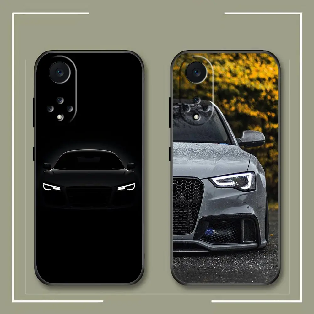 Case For Huawei NOVA Y90 Y70 Y61 10 9 9 Plus 8 8I 7 7I 6 SE 5 5I 4 3 3I 2 2S Lite Plus Pro Case Shell German Luxury Car A-AUDI