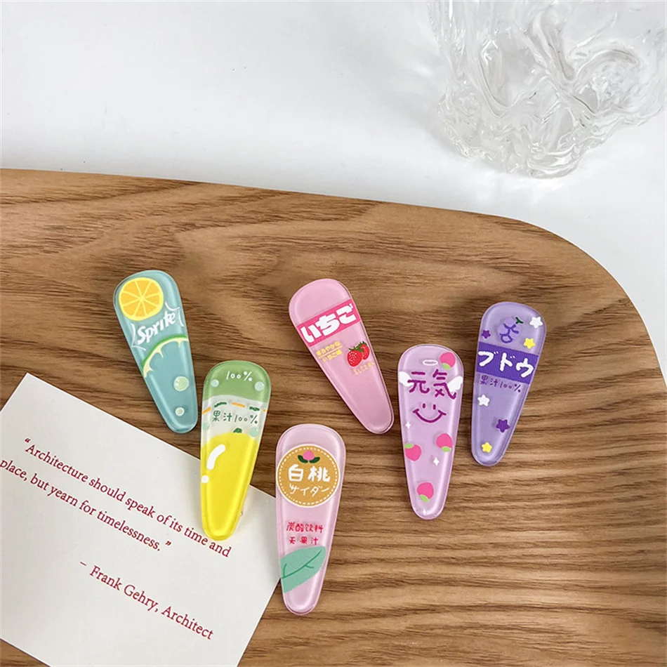 

Cute Vegetables Fruits Hairpins Barrettes Transparent Hair Clips For Children Cute Kids Kawaii Kids Gifts Hair Accessories ピン