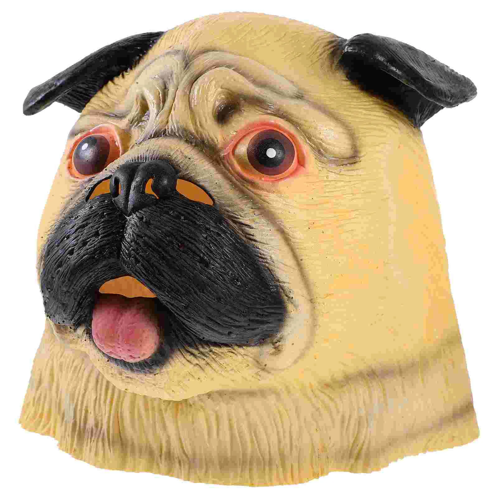 Хэллоуин искусственные маски наряд реквизит для косплея голова животного собака