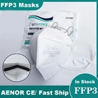 50100 шт FFP3 уход за кожей лица маска CE уход за кожей лица Защитная маска 99% PM2.5 KN95 маски 5 слоев нетканый FFP3masks взрослых маска для лица