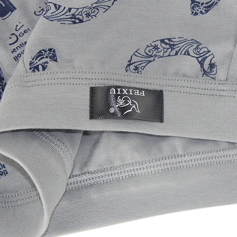 4Pcs/Lot Male Panties Men's Underwear Boxers Breathable Man Boxer Solid Underpants Comfortable Brand Shorts Black Blue Underwear