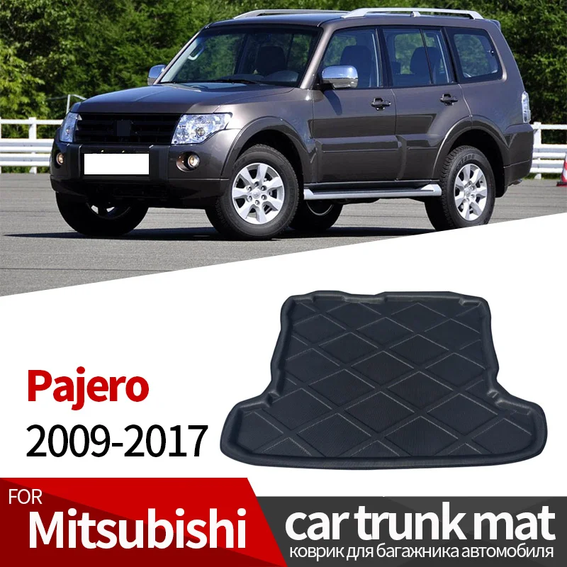 

Trunk Mat For Mitsubishi Pajero 2009-2017 Rear Boot Car Liner Floor Tray Luggage Cover Protector EVA Rubber Accessories