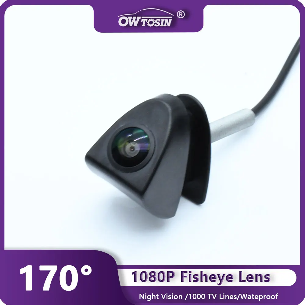 Камера Переднего Вида С Логотипом Автомобиля AHD 1920*1080P 170 ° для Toyota FJ Cruiser Avensis T25 T27