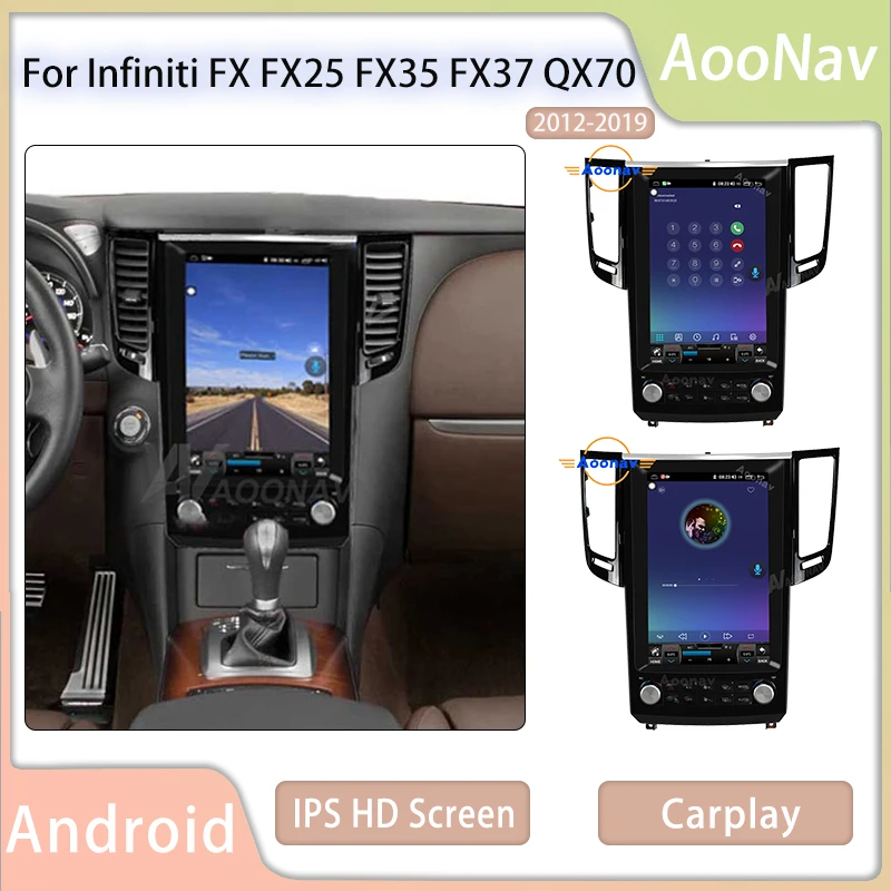 

Автомобильный экран Android Raido для Infiniti FX FX25 FX35 FX37 QX70 2012-2019, автомобильный мультимедийный GPS-навигатор, головное устройство DSP