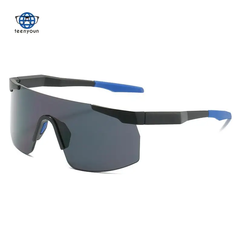 

Teenyoun Trado New Colorful Bicycle Glasses Men's Punk Trend Conjoined Sunglasses Eyewear Outdoor Sports Sun Glasses