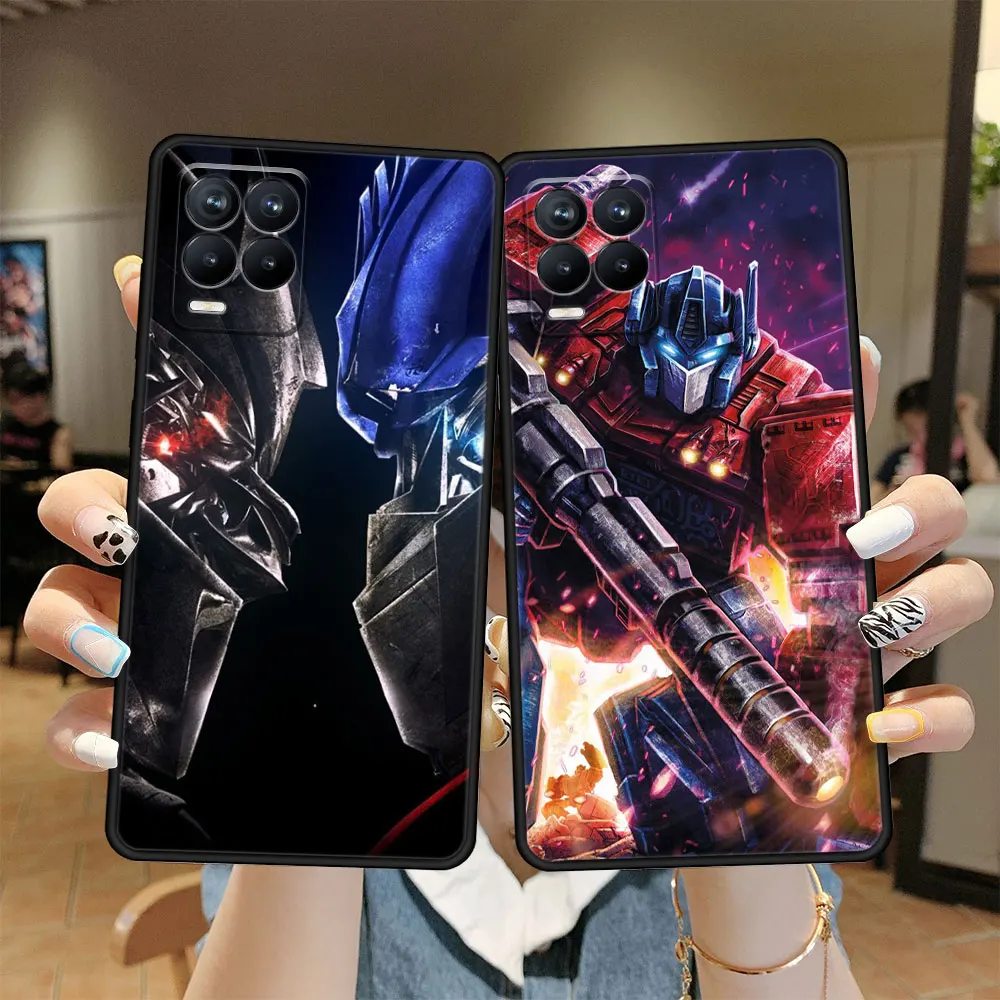 

Black Cell Transformers Aesthetic Case for Realme 8 Pro 9 C11 C15 C21 6 7 C3i C21Y Narzo30A C35 Plus 8i Neo3 C3 C17 Celular