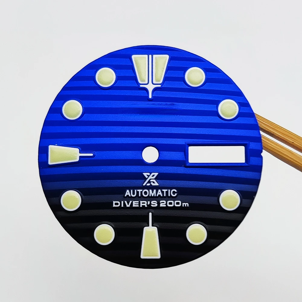 S Modification of Watch Accessories Mechanical Watch Dial Suitable for Precision Abalone NH36 Strong Luminous 28.5 Watch Dial