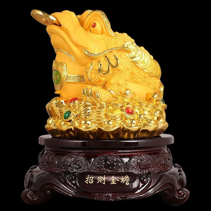 

Golden Toad Decoration Lucky fortune Office Home decoration crafts home decorations Shop opening gifts