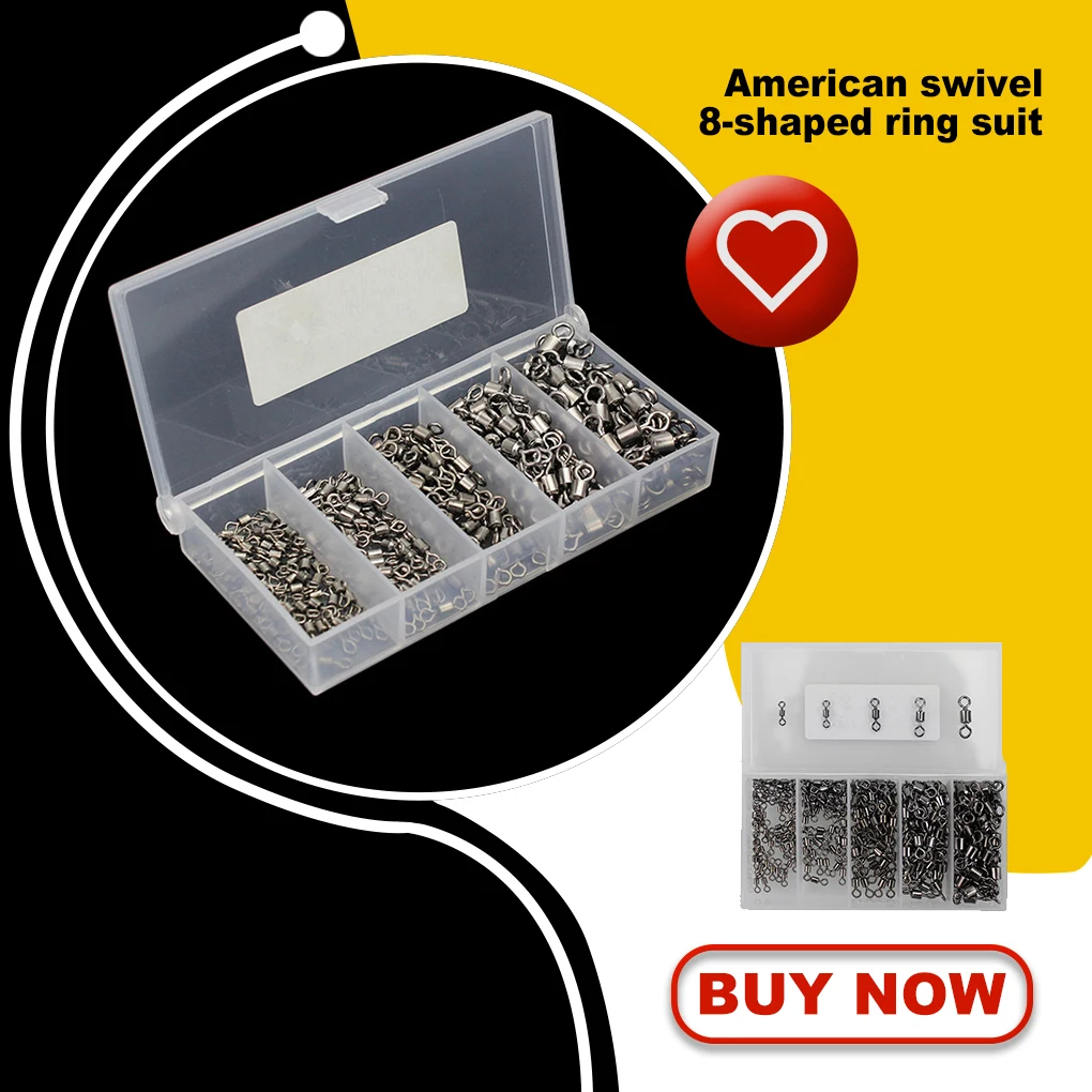 

251 шт. соединитель вращающиеся поворотные кольца соединители с зажимами для рыболовных шаров вращающаяся твердость рыболовные аксессуары оборудование