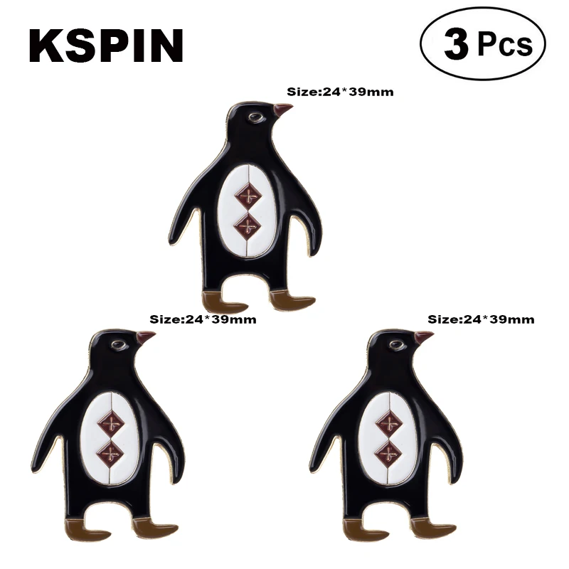 

Pengiun Lapel Pin Brooches Pins Flag badge Brooch Badges