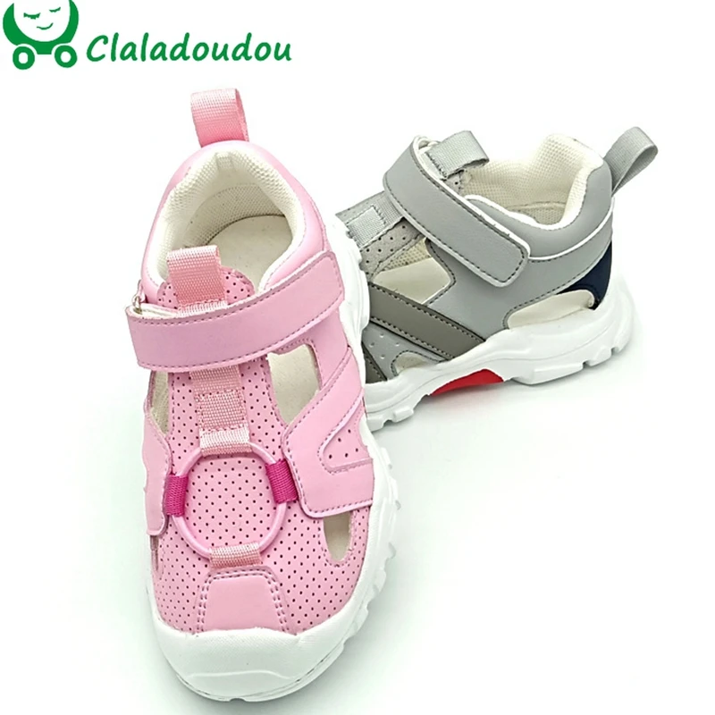 

16-19 Brand Male Sneakers Sandals,Solid Pink Gray Summer Shoes For Girls Boys,Soft Mesh Breathable Toddler Girl Boy Sport Shoes