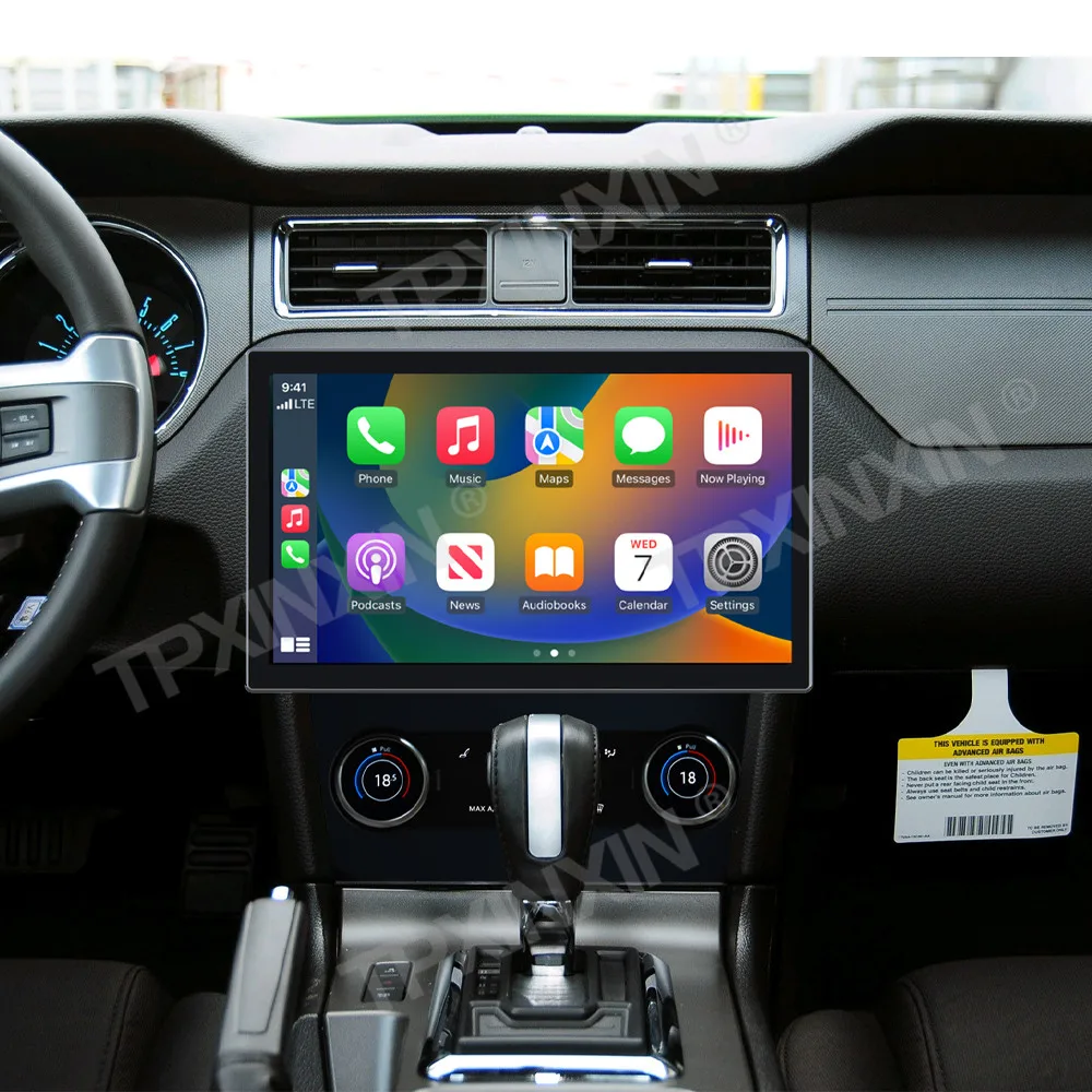 Фото Автомагнитола 2DIN, 13,3 дюйма, для Ford Mustang 2009-2014, Anroid 12, радио, навигация, GPS, стерео, Автомобильный мультимедийный плеер для Carplay №4