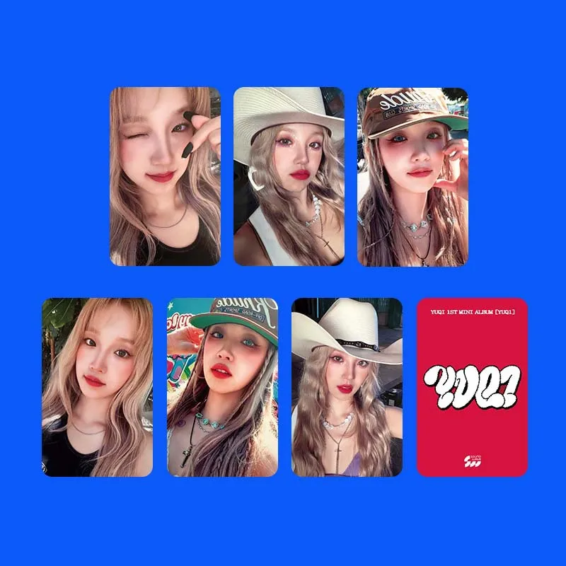 6 шт./набор Kpop Idol GIDLE Lomo Cards YUQI Photocards 1-й мини-альбом открытка для коллекции