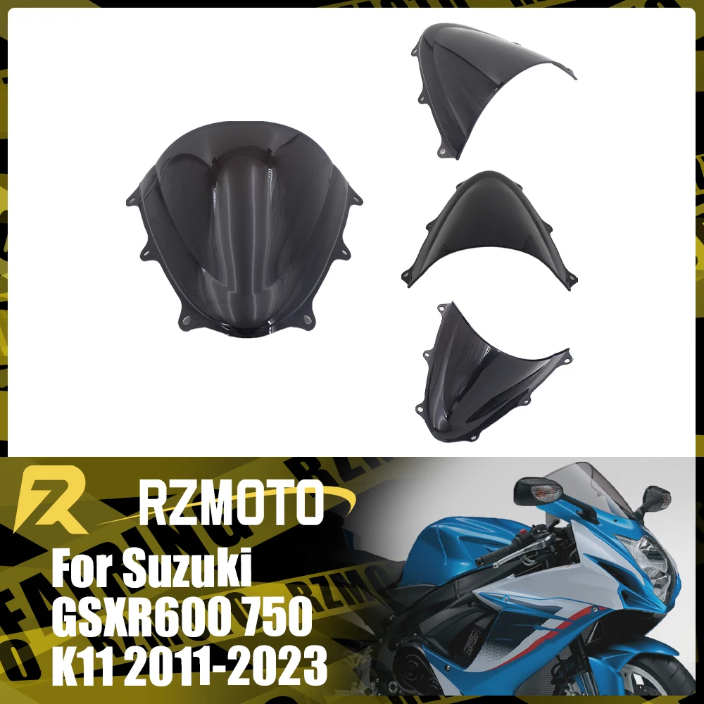 Аксессуары для мотоциклов лобовое стекло SUZUKI GSXR600 GSXR750 K11 2011-2023 передний двойной