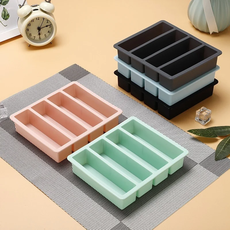 

Ice Cube Tray Silicone Sleeve, Long Ice Hockey Machine and Generous Ice Cube Mold Whiskey, Reusable