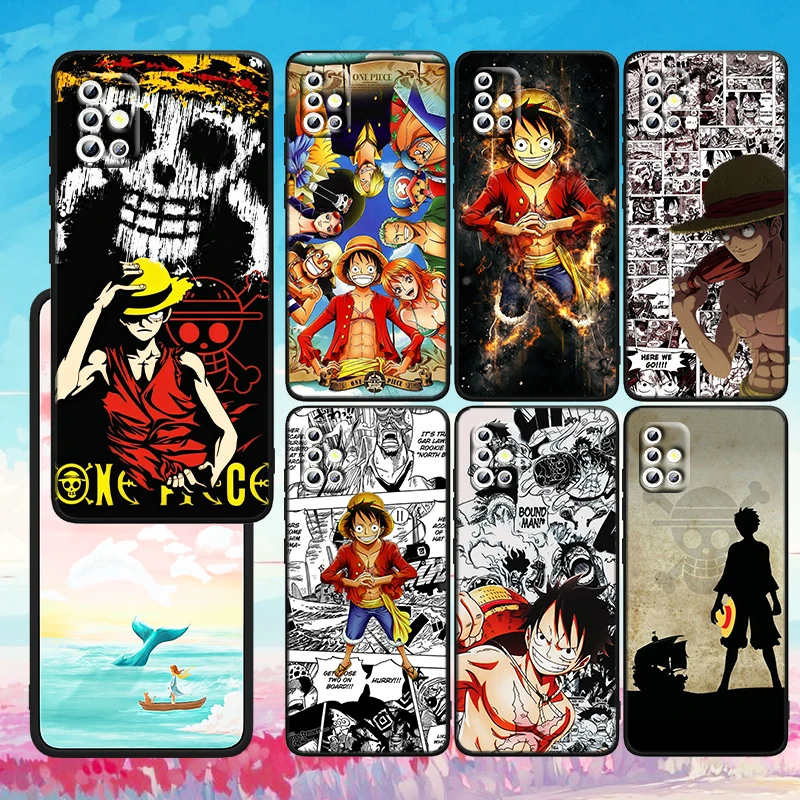 

One Piece Animation Cartoon For Samsung S21 S20 FE A50 A30 A73 A71 A53 A52 A51 A33 A32 A22 A03S A03 A02S A31 Black Phone Case