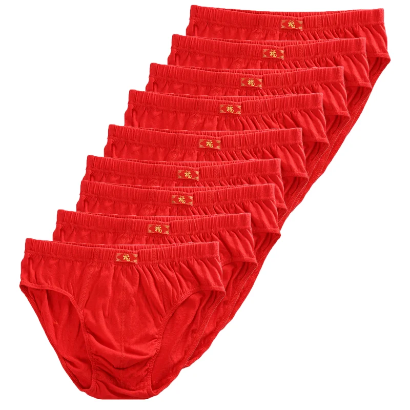 5 шт./комплект мужские хлопковые трусы-брифы