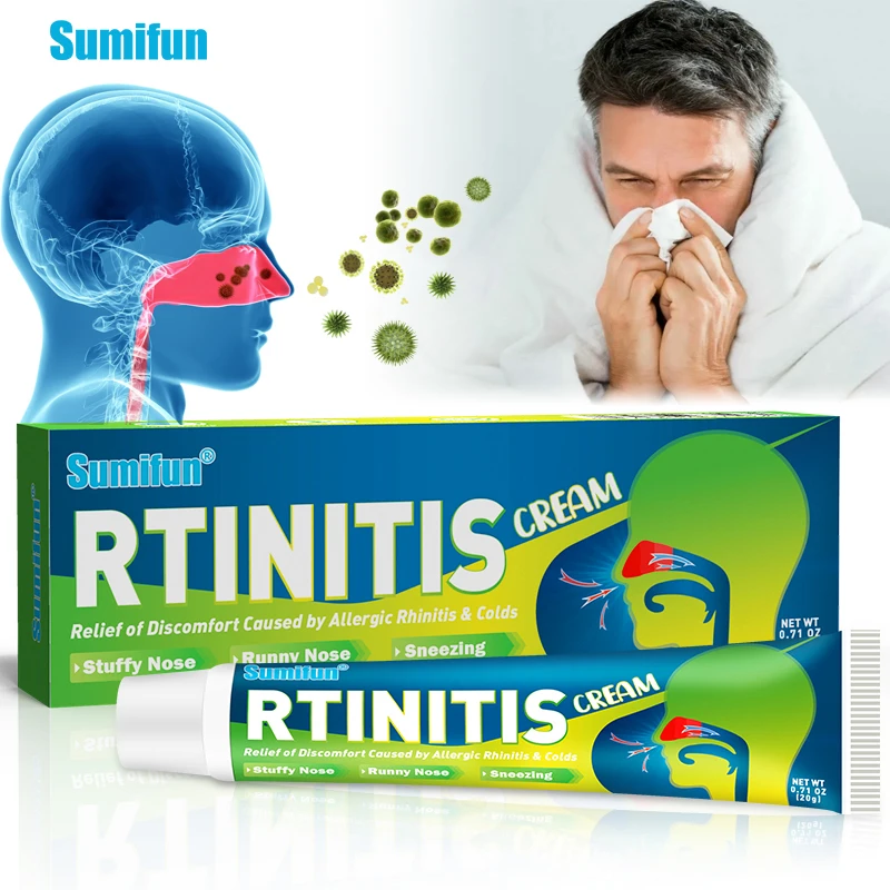 

Sumifun Rhinitis Cream 20G Herbal Sinusitis Treatment Ointment Cold Nasal Congestion Sooth Nose Relief Congestion Antipruritic