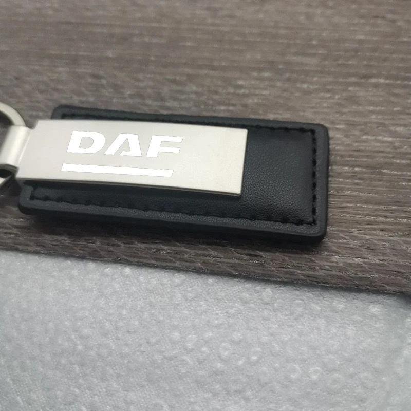 Автомобильный брелок для ключей DAF xf 95 105 cf lf van металлический и кожаный |