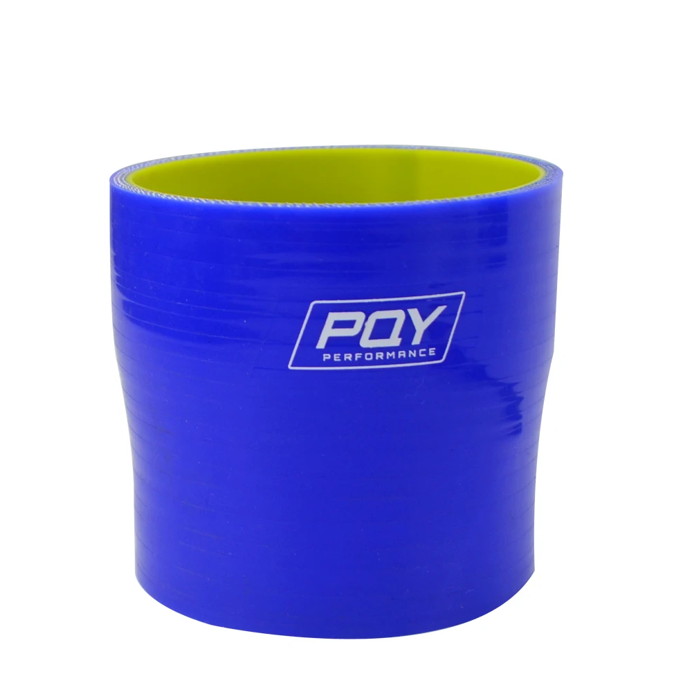 WLR RACING - СИНИЙ и желтый 2 75-3 дюйма 70 мм-76 мм СИЛИКОНОВЫЙ ШЛАНГ ПРЯМЫЙ КЕРДУКТОР ДЛЯ