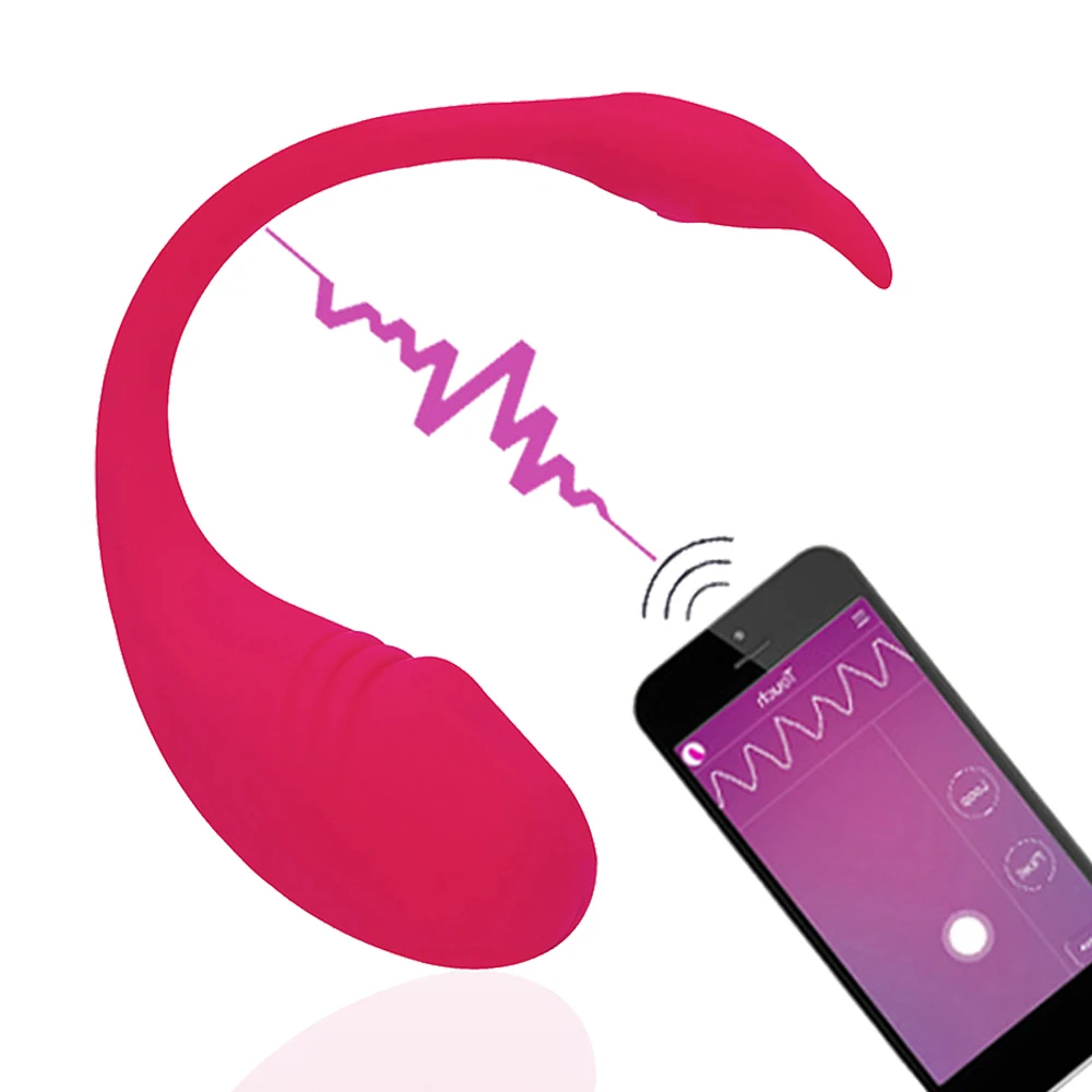 Фаллоимитатор-вибратор с поддержкой Bluetooth беспроводное приложение