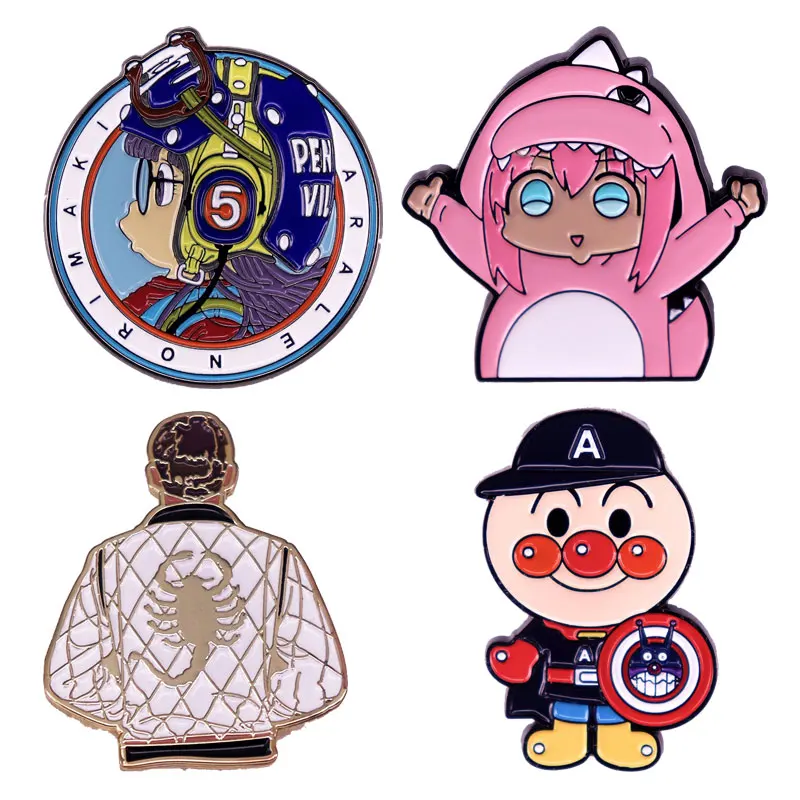 

Cute cartoon anime brooch Originality Lapel Badge Denim Jacket Backpack Pin Decoration