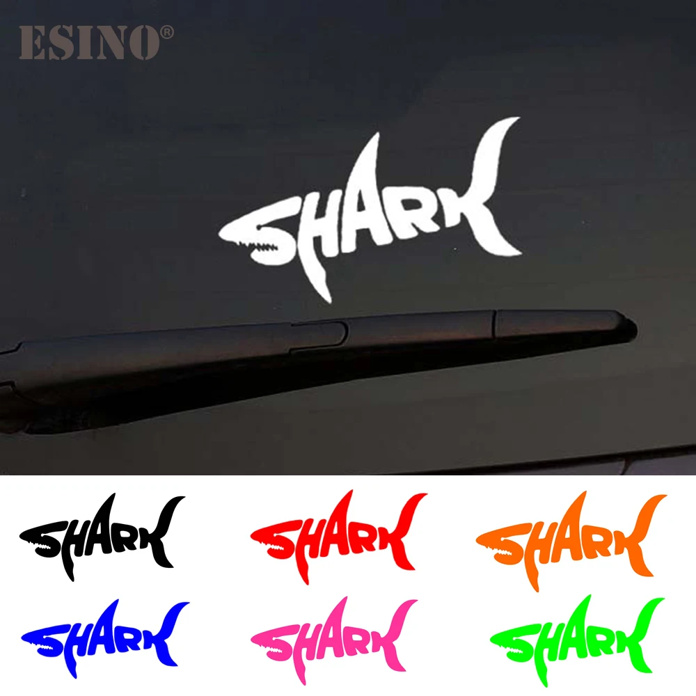 

10 x Funny Car Stickers Funny Shark Car Decals Body Accessories Decoration Decals for VW Ford Toyota Honda Fiat Chevrolet Kia