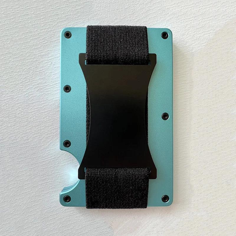 Card Holder Aluminium Case And Money Anti Theft RFID Designer Luxury For Men Porta Credencial Tarjetero Wallet Male Slim Portfel