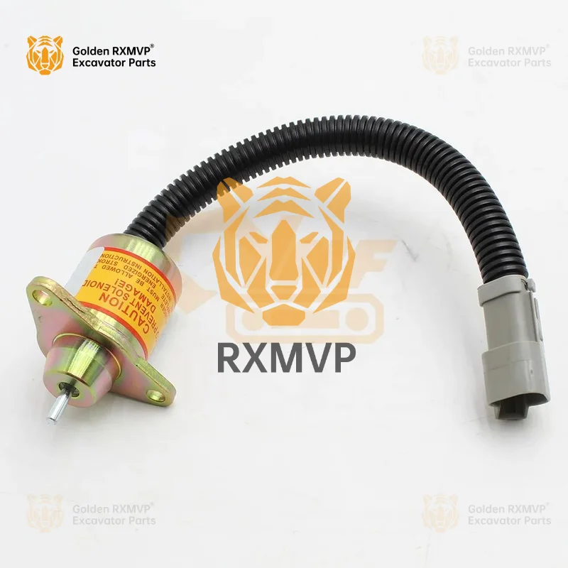 For 24v Shutoff Solenoid 3tne72 3tna72 4tne84 4tne88 1503es 12s5suc11s 24s5suc11s Yanmar Engine Excavator
