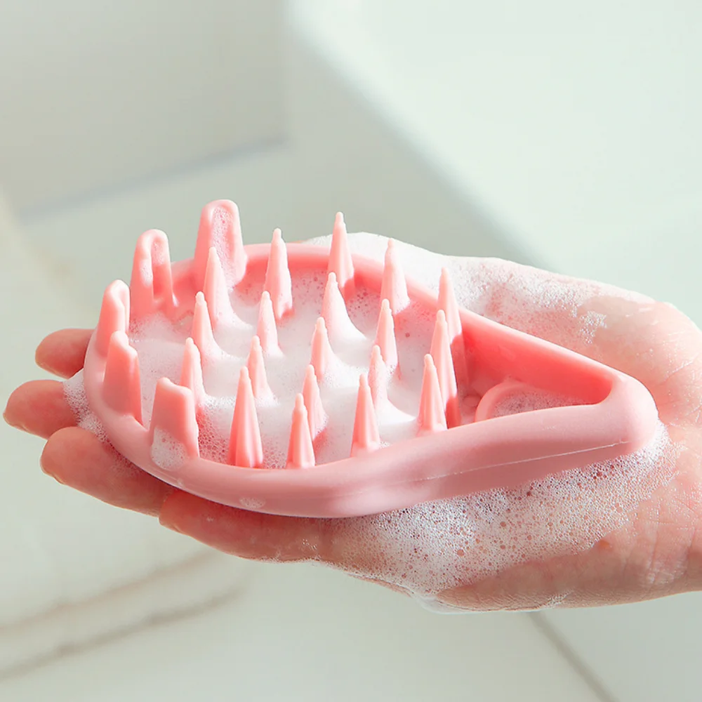 Массажная щетка для влажного и сухого использования снятия пены гребень мытья