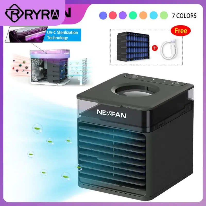 

NexFan Mini Air Cooler Portable Air Conditioner Fan Desktop Air Cooling/humidification/purification/aromatherapy Machine With UV