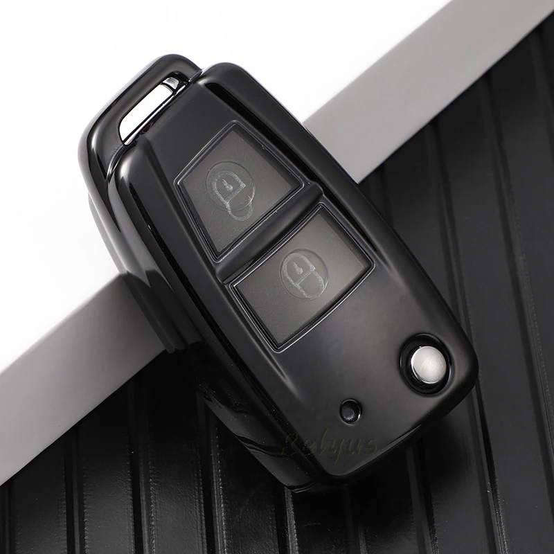 

TPU Transparent Car Key Cover Case for Dongfeng DFM KC VL KX VR KR Key Protective Chain Auto Accessories