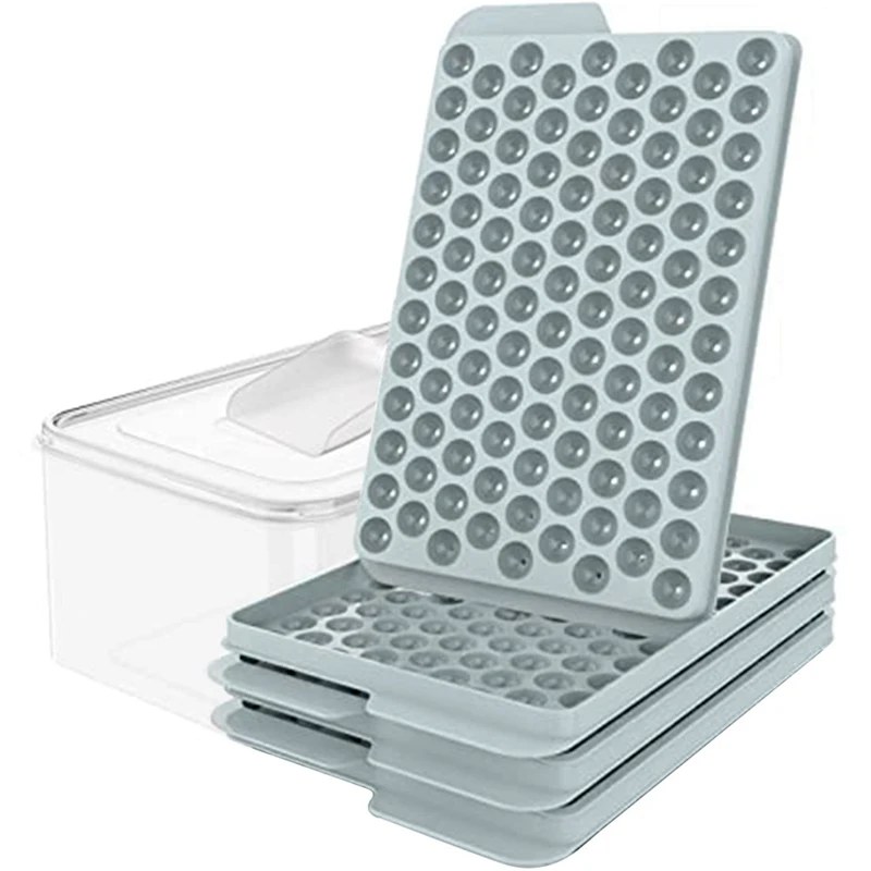 

Mini Ice-Cube Trays Small Ice-Cube Trays Easy Release Ice-Cube Tray Crushed Ice Tray For Chilling Drinks Coffee Juices