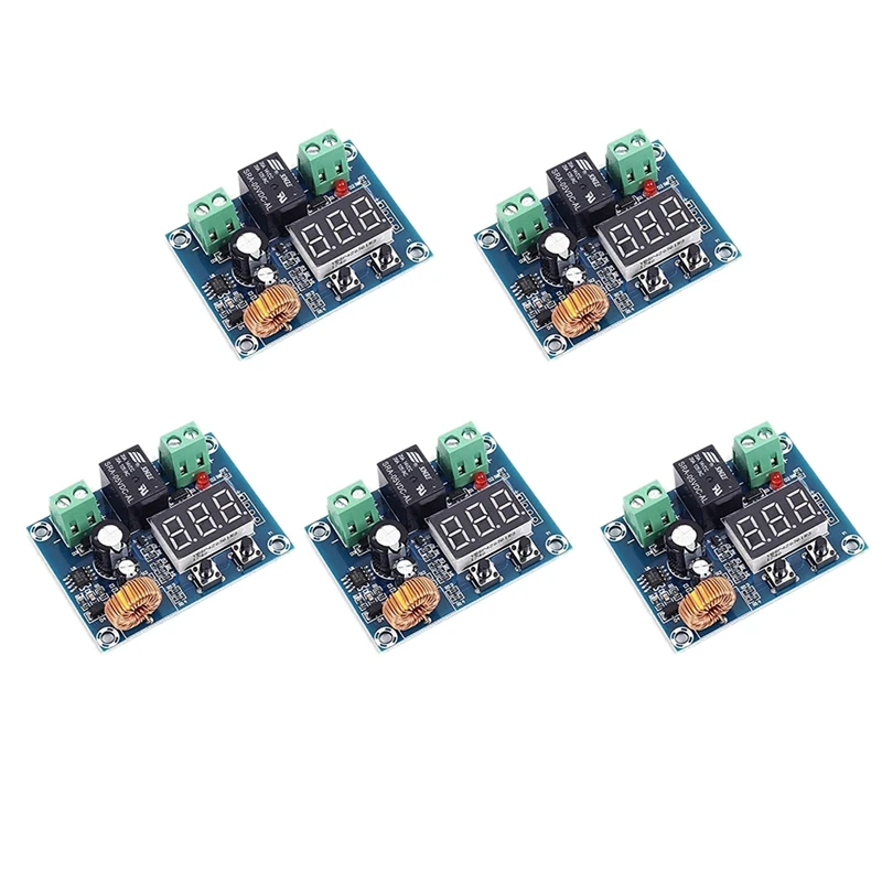 

5PCS XH-M609 Low Voltage Disconnect Switch Cut Off Digital LED Display Over-Discharge Protect For 12-36V Lithium Battery