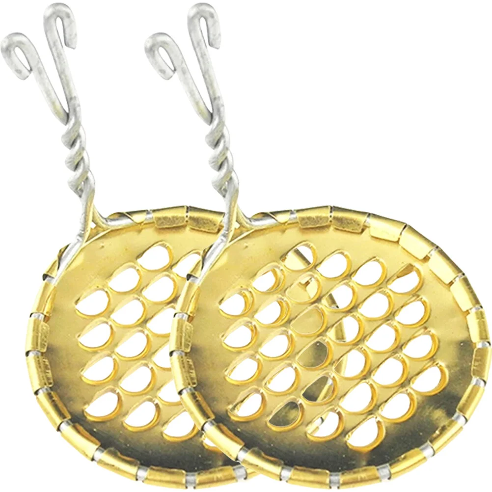 

2 Pcs Home Tools Set Food Scrapers Portable Cheese Graters Kitchen Metal Copper Scrappers